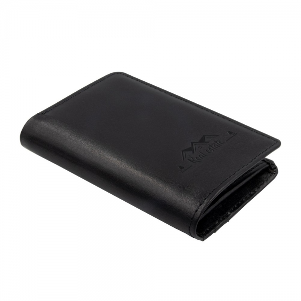 Skórzany portfel Exclusive Collection, etui na karty kredytowe, ochrona RFID